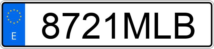 Numer rejestracyjny 8721MLB posiada MERCEDES CLA (118)