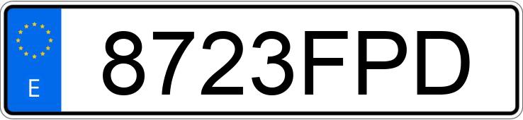 Numer rejestracyjny 8723FPD posiada LEXUS RX 400 H