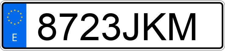 Numer rejestracyjny 8723JKM posiada FIAT PANDA