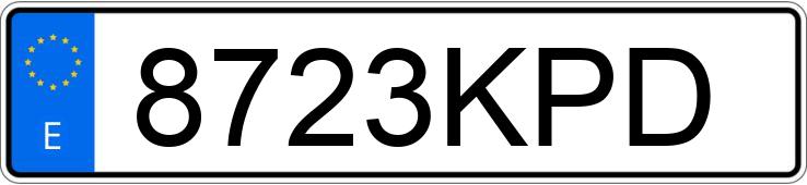 Numer rejestracyjny 8723KPD posiada LEXUS NX 300 H