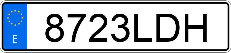 Numer rejestracyjny 8723LDH posiada DACIA DUSTER