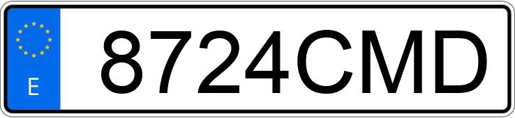 Numer rejestracyjny 8724CMD posiada KIA CARENS Numer rejestracyjny 8724CMD posiada KIA CARENS