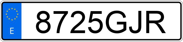 Numer rejestracyjny 8725GJR posiada SUZUKI GRAND VITARA Numer rejestracyjny 8725GJR posiada SUZUKI GRAND VITARA