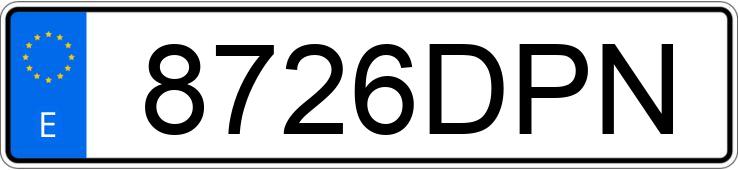 Numer rejestracyjny 8726DPN posiada LAND ROVER RANGE ROVER SPORT