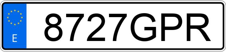 Numer rejestracyjny 8727GPR posiada CITROEN C4