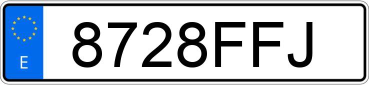 Numer rejestracyjny 8728FFJ posiada VOLVO XC90