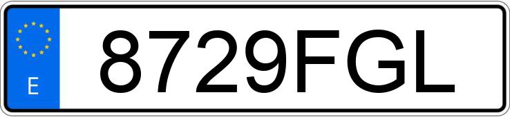 Numer rejestracyjny 8729FGL posiada FORD FOCUS