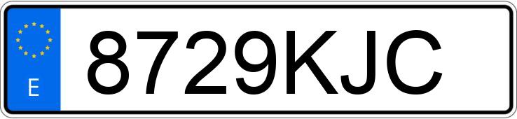 Numer rejestracyjny 8729KJC posiada PORSCHE 911