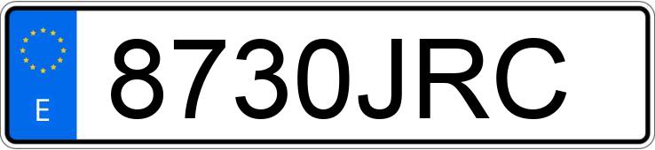 Numer rejestracyjny 8730JRC posiada OPEL ASTRA