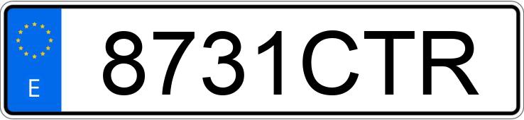 Numer rejestracyjny 8731CTR posiada FORD MONDEO