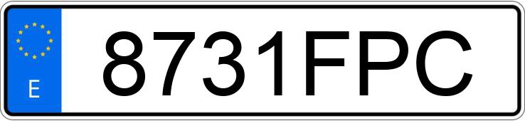 Numer rejestracyjny 8731FPC posiada MAZDA MAZDA6 Numer rejestracyjny 8731FPC posiada MAZDA MAZDA6