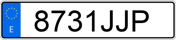 Numer rejestracyjny 8731JJP posiada RENAULT CAPTUR