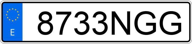 Numer rejestracyjny 8733NGG posiada FORD KUGA Numer rejestracyjny 8733NGG posiada FORD KUGA