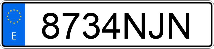 Numer rejestracyjny 8734NJN posiada FORD PUMA Numer rejestracyjny 8734NJN posiada FORD PUMA