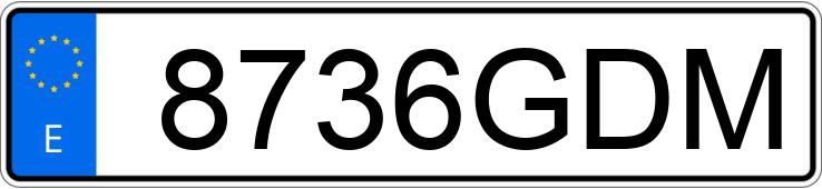 Numer rejestracyjny 8736GDM posiada SUBARU JUSTY