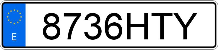 Registreringsnummer8736HTY har PEUGEOT 308