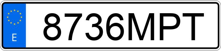 O número de registro 8736MPT tem SKODA OCTAVIA AMBITION 1.5 TSI MHEV DSG