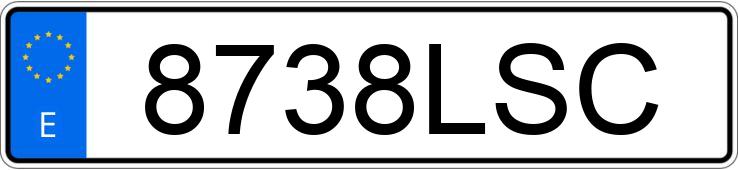 Numer rejestracyjny 8738LSC posiada RENAULT TRAFIC Numer rejestracyjny 8738LSC posiada RENAULT TRAFIC