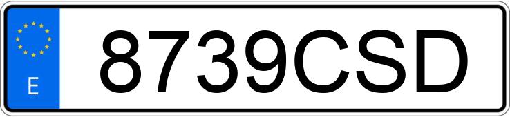 Numer rejestracyjny 8739CSD posiada AUDI A6 Numer rejestracyjny 8739CSD posiada AUDI A6