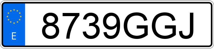 Numer rejestracyjny 8739GGJ posiada SEAT LEON Numer rejestracyjny 8739GGJ posiada SEAT LEON