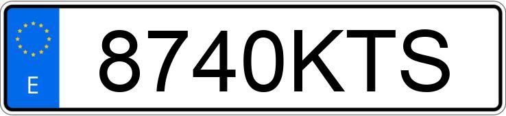 Numer rejestracyjny 8740KTS posiada MERCEDES V (638-639-447)