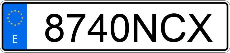 Numer rejestracyjny 8740NCX posiada VOLKSWAGEN GOLF Numer rejestracyjny 8740NCX posiada VOLKSWAGEN GOLF