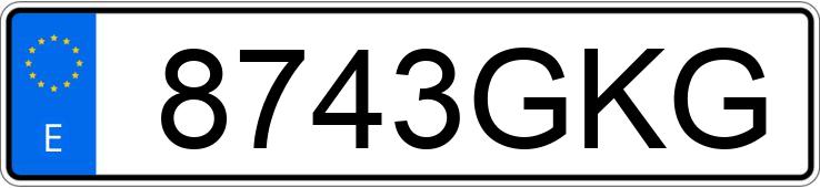 Numer rejestracyjny 8743GKG posiada FORD FIESTA Numer rejestracyjny 8743GKG posiada FORD FIESTA