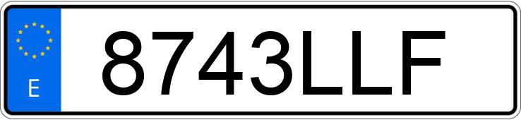 Numer rejestracyjny 8743LLF posiada PEUGEOT 308