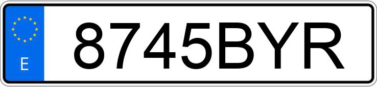 Numer rejestracyjny 8745BYR posiada SEAT TOLEDO