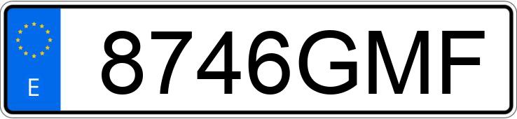Numer rejestracyjny 8746GMF posiada SEAT ALTEA