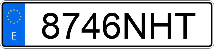 Numer rejestracyjny 8746NHT posiada JEEP AVENGER