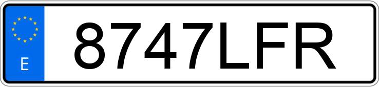 Numer rejestracyjny 8747LFR posiada BMW SERIE 5 Numer rejestracyjny 8747LFR posiada BMW SERIE 5