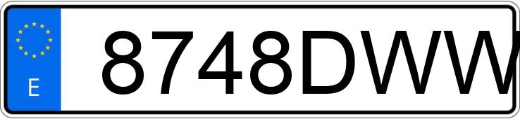 Numer rejestracyjny 8748DWW posiada MINI MINI Numer rejestracyjny 8748DWW posiada MINI MINI