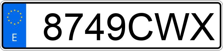 Numer rejestracyjny 8749CWX posiada FIAT DOBLO Numer rejestracyjny 8749CWX posiada FIAT DOBLO