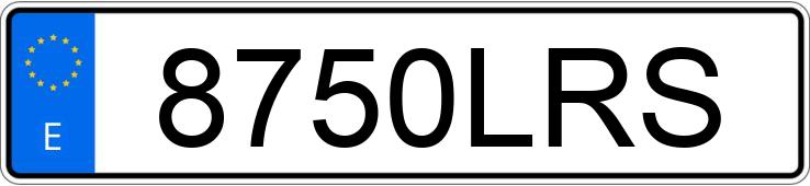 Numer rejestracyjny 8750LRS posiada KIA PICANTO