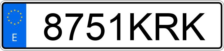 Numer rejestracyjny 8751KRK posiada VOLKSWAGEN PASSAT Numer rejestracyjny 8751KRK posiada VOLKSWAGEN PASSAT