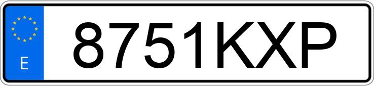 Numer rejestracyjny 8751KXP posiada FORD FOCUS