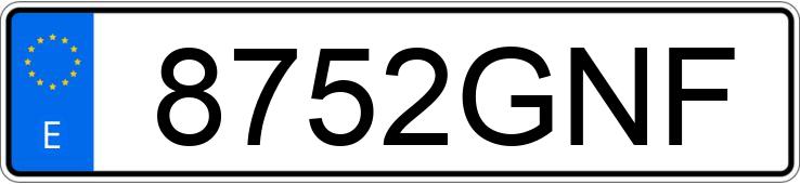 Numer rejestracyjny 8752GNF posiada FORD MONDEO