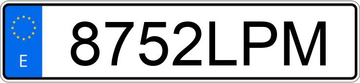 Numer rejestracyjny 8752LPM posiada SEAT ARONA Numer rejestracyjny 8752LPM posiada SEAT ARONA