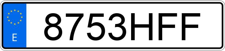 Numer rejestracyjny 8753HFF posiada BMW SERIE 5 Numer rejestracyjny 8753HFF posiada BMW SERIE 5