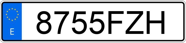 Numer rejestracyjny 8755FZH posiada RENAULT KANGOO Numer rejestracyjny 8755FZH posiada RENAULT KANGOO