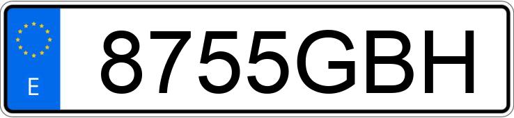 Numer rejestracyjny 8755GBH posiada MINI MINI