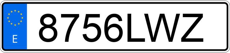 Numer rejestracyjny 8756LWZ posiada SKODA OCTAVIA Numer rejestracyjny 8756LWZ posiada SKODA OCTAVIA