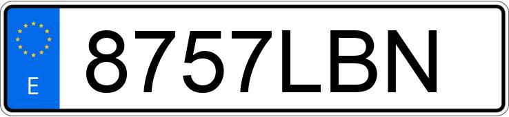 Numer rejestracyjny 8757LBN posiada PEUGEOT ION Numer rejestracyjny 8757LBN posiada PEUGEOT ION