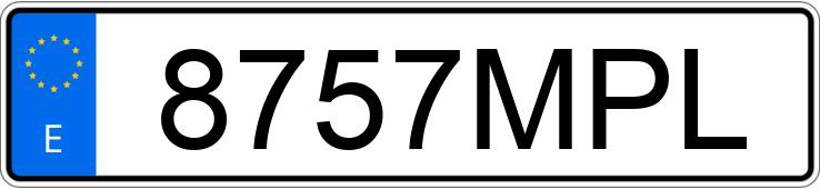 Numer rejestracyjny 8757MPL posiada MERCEDES CLA (118) 200 D 8G-DCT