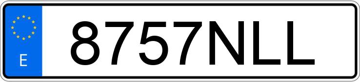 Numer rejestracyjny 8757NLL posiada MG MG3 Numer rejestracyjny 8757NLL posiada MG MG3