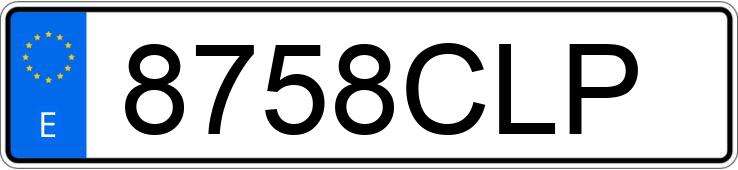 Numer rejestracyjny 8758CLP posiada RENAULT MEGANE Numer rejestracyjny 8758CLP posiada RENAULT MEGANE