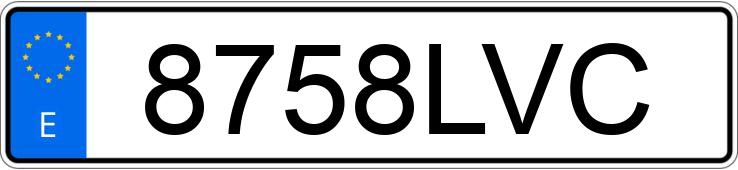 Numer rejestracyjny 8758LVC posiada CUPRA FORMENTOR