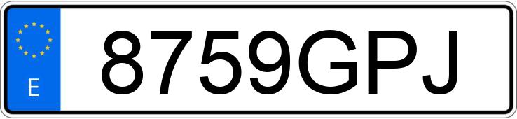 Numer rejestracyjny 8759GPJ posiada CITROEN C4