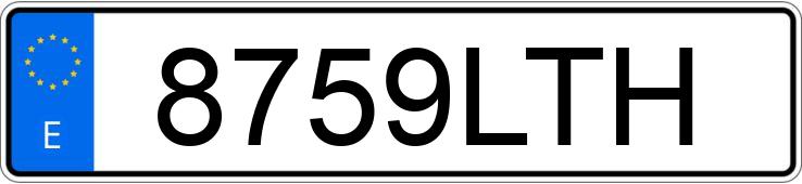 Numer rejestracyjny 8759LTH posiada PEUGEOT 208